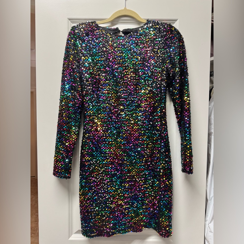 Sequin multi colored dress